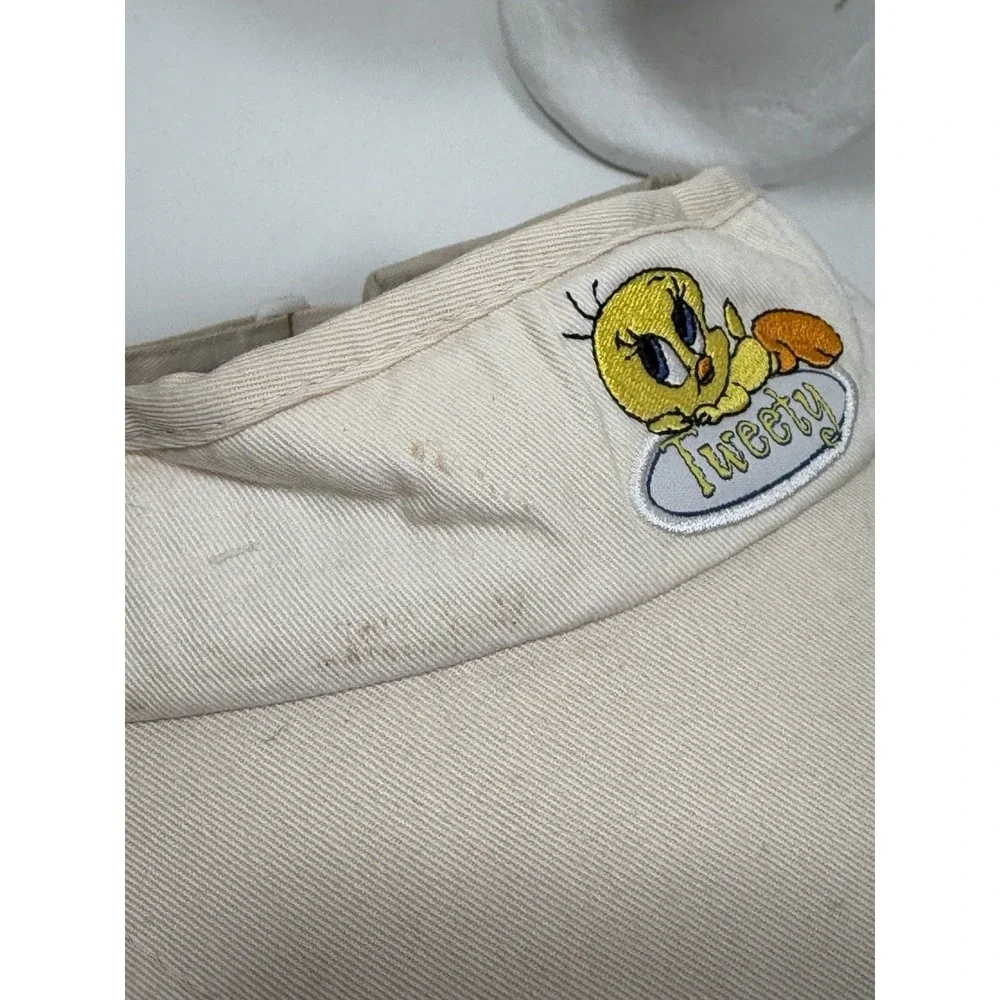 Vintage  Visor Looney Toons‎ Tweety Bird Salmon